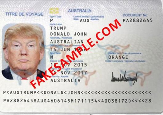 fake national identity card template