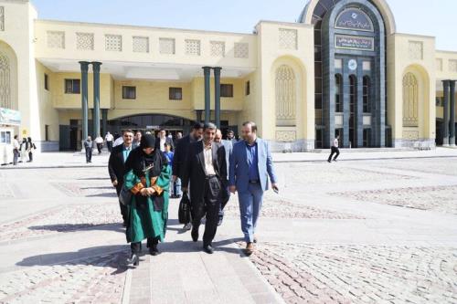 وزیر میراث فرهنگی وارد اصفهان شد