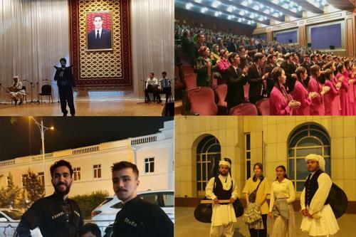 استقبال ترکمن ها از موسیقی ایرانی در جشنواره گردشگری عشق آباد