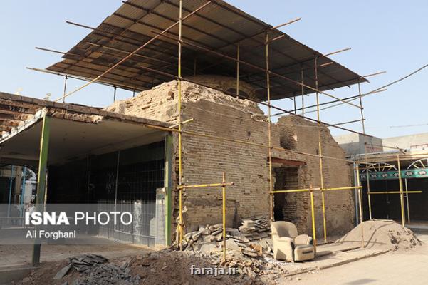 مشارکت اوقاف و میراث فرهنگی در مرمت بنای امامزاده سیدابورضا(ع) ساوه