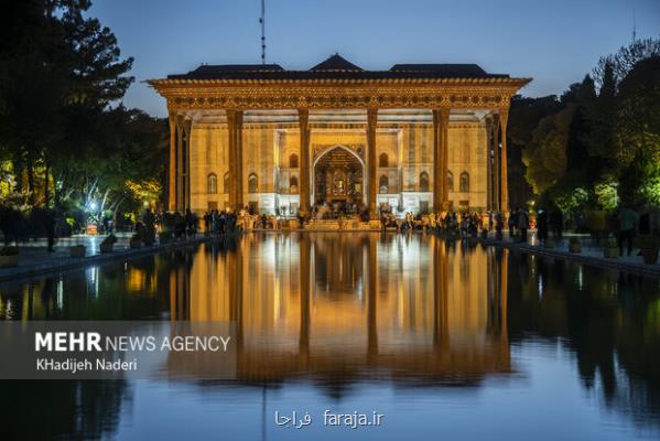 ۲ بنای تاریخی چهلستون و عالی قاپوی اصفهان ۱۵ خرداد تعطیل می باشد