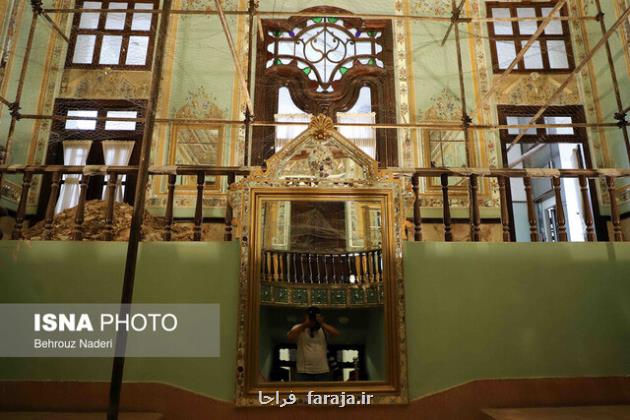 مداخله در زمینه ی عمارت باغ زرشک و جابه جایی سردر کارخانه ی صنایع پشم