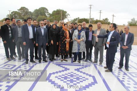 زیلویی كه برای ارزیاب یونسكو پهن شد بعلاوه تصاویر