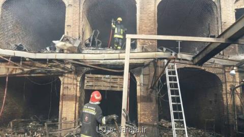 ۱۰۰مغازه در بازار جهانی تبریز لطمه دیدند