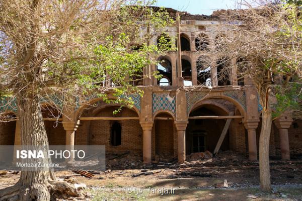 اختتام عملیات مرمت كاخ سرهنگ آباد اردستان