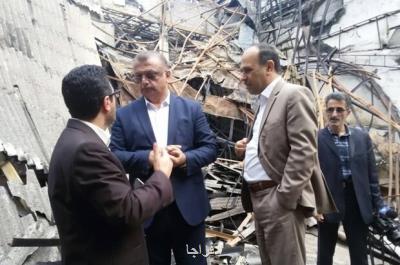 سالن سینما و تئاتر هتل سوخته رامسر مرمت می شود