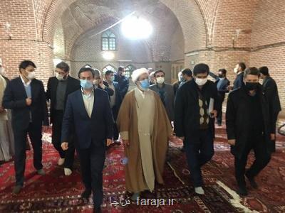 حفاظت و مرمت مسجد تاریخی جامع مرند در دستور كار میراث فرهنگی آذربایجان شرقی